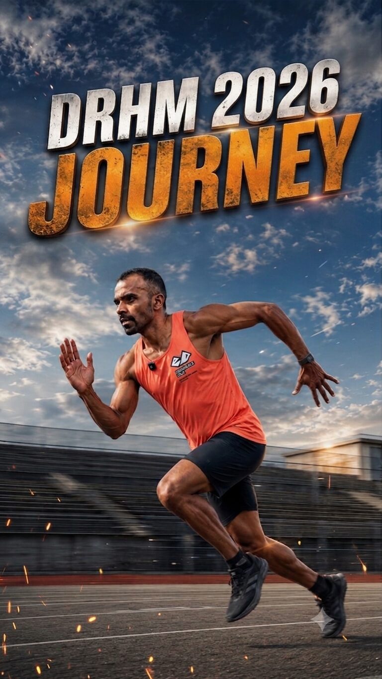 Coach Arun racing, DRHM 2026 journey
